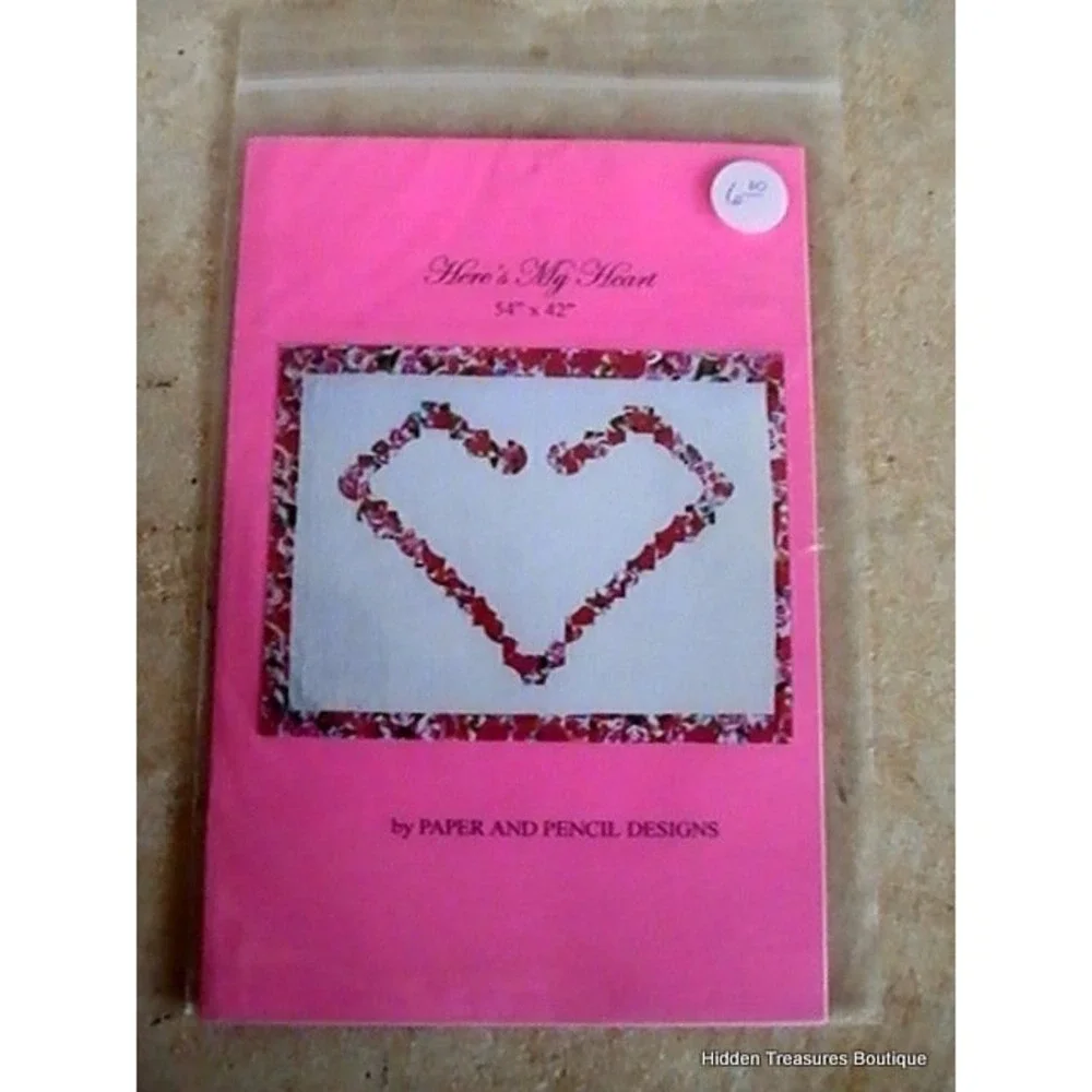 Here's My‎ Heart Pieced Quilt Pattern 54